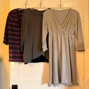 Motherhood 2 Tees and 1 Nightgown